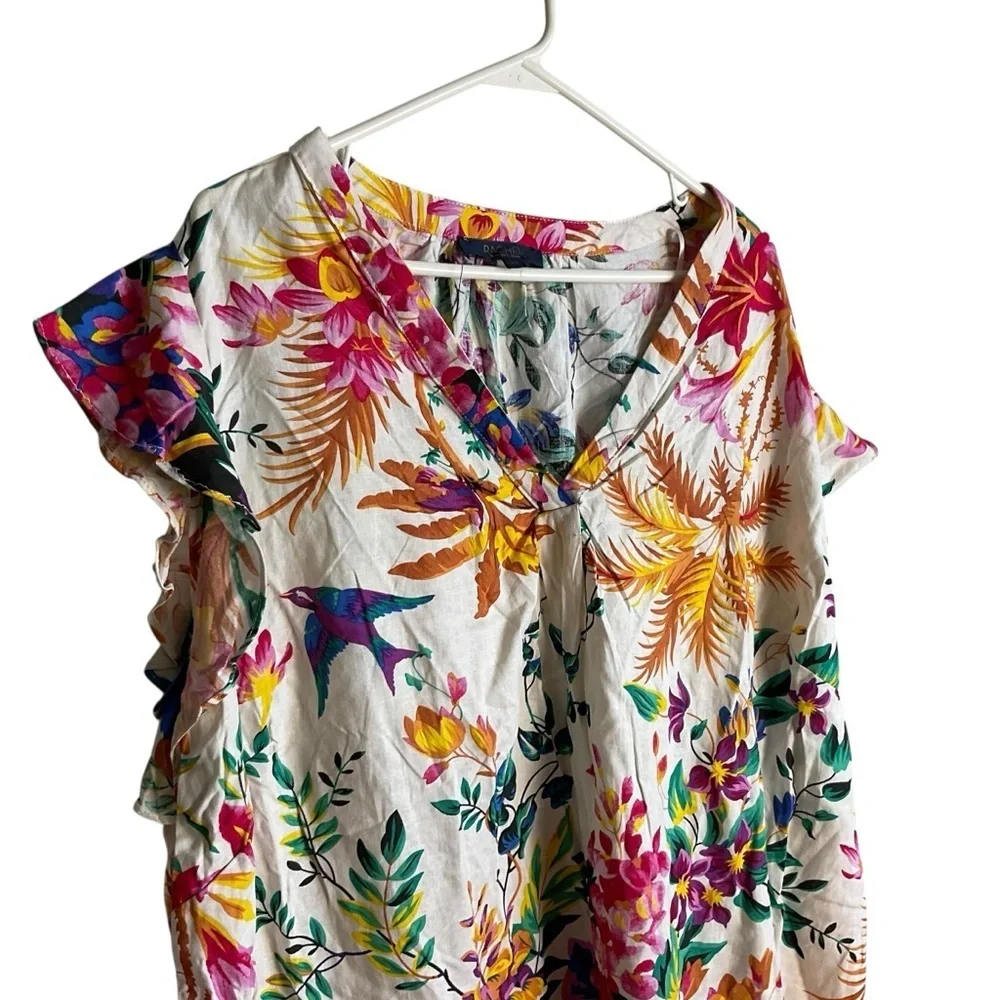 RACHEL Rachel Roy Vibrant Floral Blouse - Picture 2 of 8
